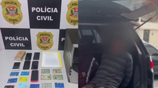 Material usado em golpes foi apreendido - Imagem: Reprodução