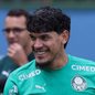 Gustavo Gómez em treino do Palmeiras - Foto: Cesar Greco / Palmeiras