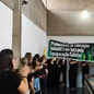 Professoras realizam protesto no gabinete do prefeito César Nascimento (PSD) - Imagem: Reprodução | Redes Sociais