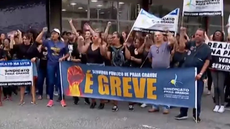 Sindicato responsável pela organização da greve afirma que movimento deve continuar nos próximos dias - Imagem: Reprodução | Redes Sociais
