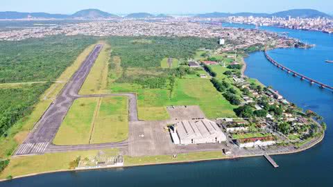 O aeroporto será importante também ao desenvolvimento turístico da Baixada Santista - Imagem: Prefeitura de Guarujá