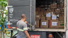 Guarujá envia 15 mil livros para as vítimas das enchentes no RS - Imagem: Reprodução/Prefeitura de Guarujá