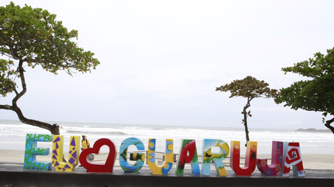 Os últimos meses foram os mais tranquilos do ano até agora em Guarujá, após a operação policial PMSP. - Imagem: reprodução I Blog Homer