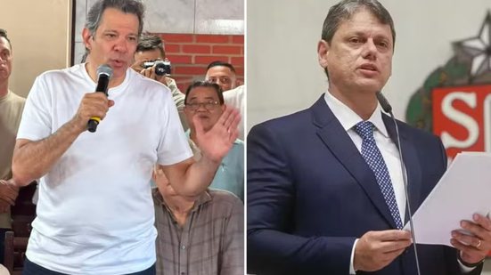 Fernando Haddad afirmou, durante agenda em Iguape (SP), que pretende revisar contratos de privatização realizados pelo governo estadual caso seja eleito - Imagem: Carlos Abelha/TV Tribuna e Divulgação/Secom/GESP