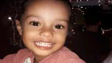 Hillary tinha dois anos quando foi atingida por disparo durante perseguição policial em Peruíbe, em 2019 - Imagem:  Arquivo Pessoal