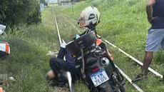 Idoso foi encontrado ferido em linha férrea em Guarujá e morreu após ser socorrido; caso é investigado - Imagem: Redes sociais