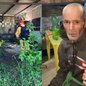 Após ser encontrado debilitado, Vicente foi atendido pelo Corpo de Bombeiros e levado ao Pronto-Socorro de São Vicente - Imagem: Divulgação e 6° GB/ Reprodução/ Perivaldo Oliveira
