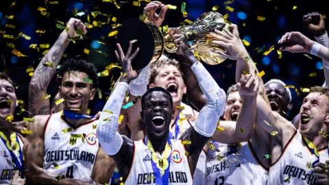 Alemanha é campeã da Copa do Mundo - Imagem: Divulgação / Twitter / @EuroBasket