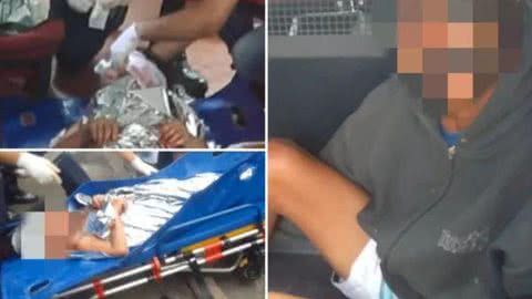 Mulher está internada após companheiro tentar matá-la com golpes de faca em São Vicente (SP) - Imagem: Divulgação |  Guarda Civil Municipal (GCM)