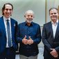 Presidente Lula se reúne com Jorge Pinheiro Koren de Lima, CEO da Hapvida, e Gustavo Ribeiro, vice-presidente da empresa. - Imagem: Divulgação