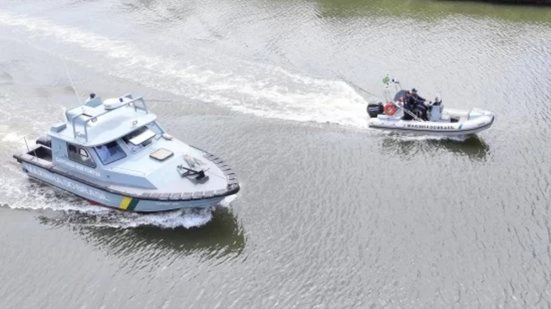 Marinha do Brasil conclui a Operação Navegue Seguro, com foco na fiscalização de embarcações em rios e litoral paulista - Imagem: Divulgação