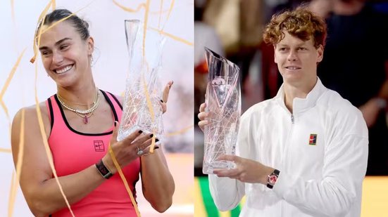 Sabalenka e Sinner repetem marcas de Sampras, Federer e Djokovic - Foto: Matthew Stockman/Getty Images