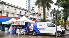 Praça do Correio e Praça da Biquinha recebem ação itinerante de multivacinação - Imagem: Prefeitura de São Vicente