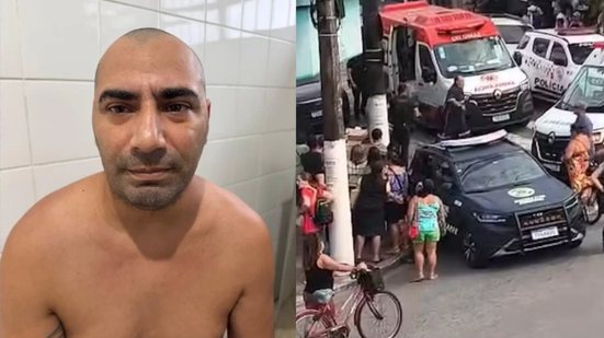 Investigação usou câmeras e dados de celular para rastrear Diego Henrique Souza em São Vicente - Imagem: Reprodução