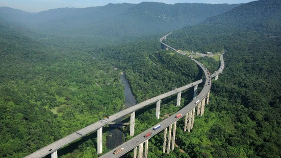 Nova pista promete mais fluidez e segurança principalmente para veículos pesados - Imagem: Divulgação | Ecovias
