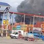 O Corpo de Bombeiros foi acionado e enviou 13 agentes e cinco viaturas para o atendimento - Imagem: Reprodução