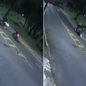 Imagens de monitoramento registraram o momento da colisão entre duas motocicletas em um cruzamento da região central de Registro; três pessoas ficaram feridas, incluindo uma mulher que sofreu traumatismo craniano - Imagem: Reprodução