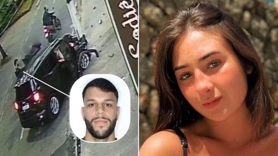 Daniella Ferraz Rooth, de 25 anos, morreu após o carro em que estava bater contra um poste na Avenida Leomil, em Guarujá, no dia 18 de julho - Imagem: Reprodução e Redes sociais