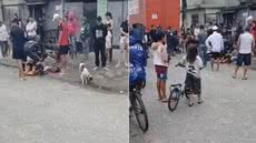 Pai e filho ficaram feridos após uma discussão terminar em agressões com faca na Vila São José, em Cubatão; caso é investigado pela Polícia Civil - Imagem: Redes sociais