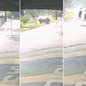 Carro capotou diversas vezes antes de atravessar o canteiro central e bater contra um poste na Avenida Anchieta, em Bertioga, durante a madrugada desta segunda-feira (17) - Imagem: Reprodução