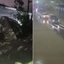 Temporal registrado entre sexta-feira (11) e sábado (12) provocou alagamentos, quedas de árvores e danos em diferentes cidades da Baixada Santista e do Vale do Ribeira - Imagem: Reprodução