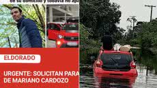 O argentino Mariano Cardozo, de 30 anos, foi localizado em Iguape após ficar cerca de três dias desaparecido. Segundo familiares, ele saiu de casa na Argentina na quinta-feira (17) e dirigiu aproximadamente mil quilômetros até o litoral de São Paulo - Imagem: Redes sociais e PM