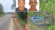 João Victor Silva Moraes, à esquerda, é investigado pelo atropelamento de Leonardo Tobias Ferreira, à direita, na Rodovia Benedito Pascoal de França (SP-165), em Eldorado - Imagem: Reprodução