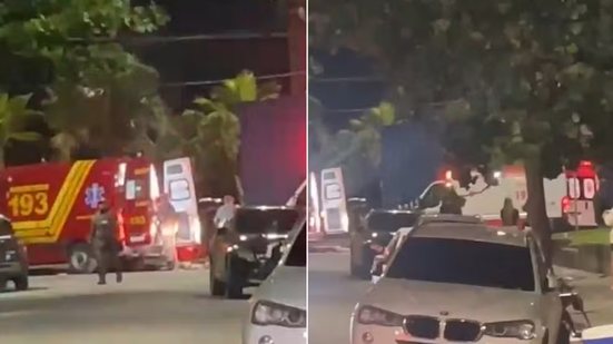 Casal de turistas, de 26 e 27 anos, foi baleado na noite de domingo (18), nas proximidades da Praça da Brunella, na orla da praia da Enseada, em Guarujá - Imagem: Redes sociais