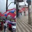 Três mulheres relataram agressões durante manifestação de apoio à reeleição do presidente Lula, realizada no domingo (18), na Avenida 24 de Dezembro, em Peruíbe. Uma quarta participante denunciou ameaça. O caso é investigado pela Polícia Civil - Imagem: Redes sociais