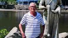 Carlos Alberto Rodrigues Macedo, de 66 anos, foi encontrado sem vida em um trecho do Rio Preto após permanecer desaparecido desde o último sábado em Itanhaém - Imagem: Reprodução