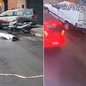 Homem investigado pela morte de um morador em situação de rua foi localizado após deixar Santos; Polícia Civil aguarda laudos periciais e análise de imagens para concluir a investigação - Imagem: Carlos Cruz/CANAL5WEBTV e Reprodução