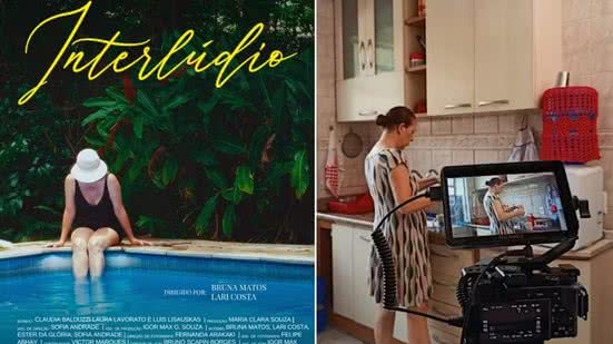 Equipe do curta-metragem "Interlúdio", produção desenvolvida por estudantes da UniSantos que representará Santos no Busan Inter-City Film Festival, na Coreia do Sul - Imagem: Divulgação