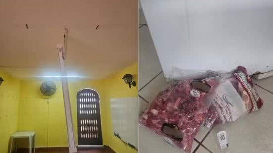Objetos utilizados na rotina de atendimento e itens da estrutura do instituto foram danificados ou levados durante a invasão registrada em Guarujá - Imagem: Arquivo Pessoal