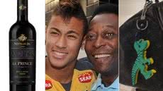 Família Neymar reúne investimentos em setores como vinhos, imóveis, alimentação, entretenimento, licenciamento de marcas e projetos sociais, ampliando sua atuação empresarial além do futebol - Imagem: Divulgação e Reprodução/Instagram
