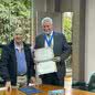 Sartori recebeu medalha de honra do Clube Círculo Militar; ele impediu que entidade fosse despejada - Imagem: arquivo pessoal