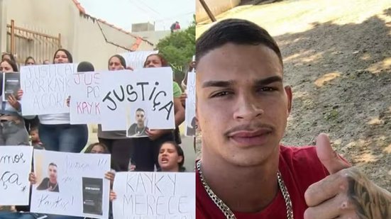 Kayky Nelson, de 21 anos, foi encontrado com a cabeça presa na grade da janela da casa de sua ex-companheira em Eldorado - Imagem: Reprodução/ TV Tribuna/ Arquivo Pessoal