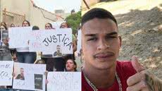Kayky Nelson, de 21 anos, foi encontrado com a cabeça presa na grade da janela da casa de sua ex-companheira em Eldorado - Imagem: Reprodução/ TV Tribuna/ Arquivo Pessoal