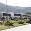 A emboscada dos santistas contra o ônibus do Internacional - Foto: Luiz Carlos de Souza/NSC TV