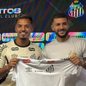 Menino chega ao Santos após passagem pelo Atlético Mineiro e se diz emocionado em vestir a camisa alvinegra - Foto: CBN Santos