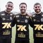 O meia Jeffinho e os atacantes Leleti e Lipão participaram de treino com o Santos, buscando experiência e aprendizado - Foco: Raul Baretta/ Santos FC
