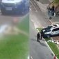 Motociclista de 25 anos, que causou o acidente, apresentava sinais de embriaguez e foi preso em flagrante pela polícia - Imagem: Reprodução/ Redes Sociais