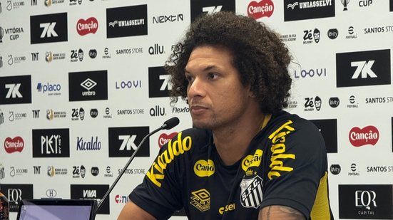 Volante Willian Arão analisa fragilidades defensivas do Peixe antes do clássico - Foto: CBN Santos