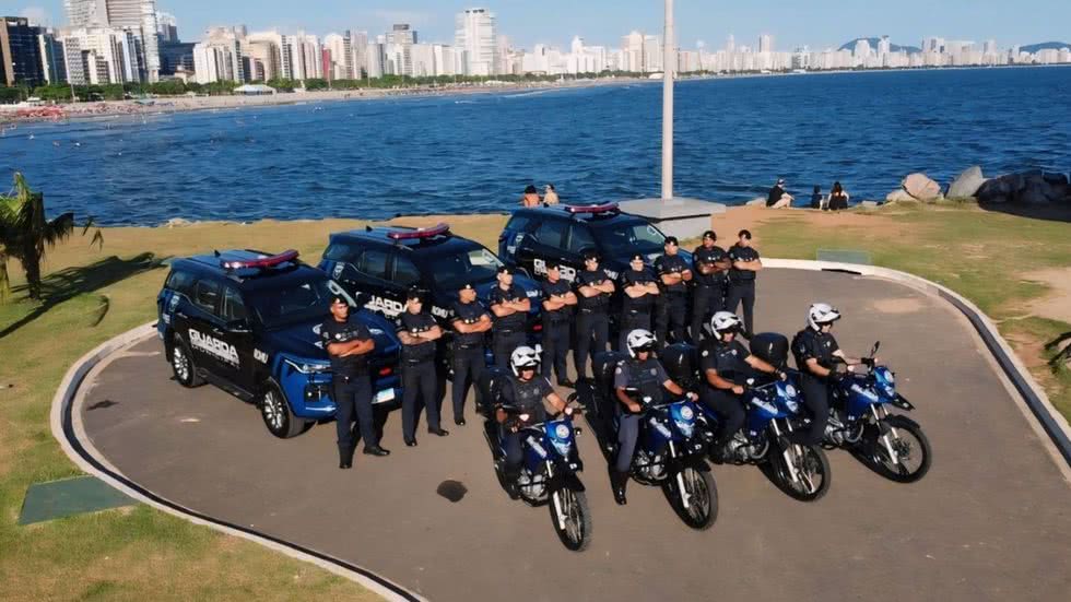 A Seseg afirmou que o uso de armas obedece as leis municipais e federais vigentes - Imagem: Prefeitura de Santos