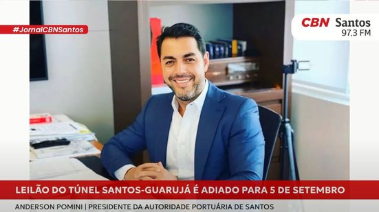Anderson Pomini, da Autoridade Portuária, destaca a importância do adiamento para a preparação das empresas interessadas no leilão - Imagem: Divulgação