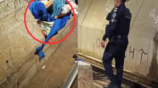 O objetivo é manter o túnel limpo e seguro, promovendo tranquilidade para usuários do transporte público e moradores locais - Foto: Divulgação/ Prefeitura de Santos