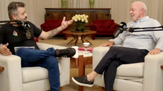 O presidente Luiz Inácio Lula da Silva participou de uma entrevista ao Flow Podcast nesta quinta-feira (1º) - Imagem: Reprodução
