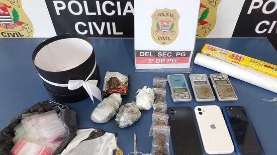 Durante a operação, Cléber Tripinha foi interceptado enquanto realizava uma entrega - Imagem: Divulgação / Polícia Civil