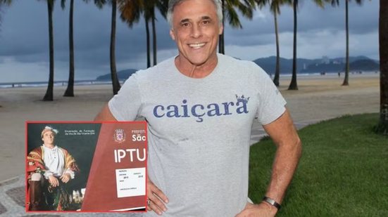 Oscar Magrini obteve nova decisão favorável no processo contra a Prefeitura de São Vicente pelo uso não autorizado de sua imagem no carnê de IPTU de 2015 - Imagem: Alexsander Ferraz/AT e g1 Santos