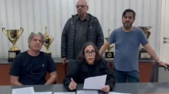 Maria Ângela, ao assumir interinamente, declarou nulos todos os atos de Tuma Júnior, baseando-se em interpretações do estatuto. - Imagem: Reprodução | YouTube