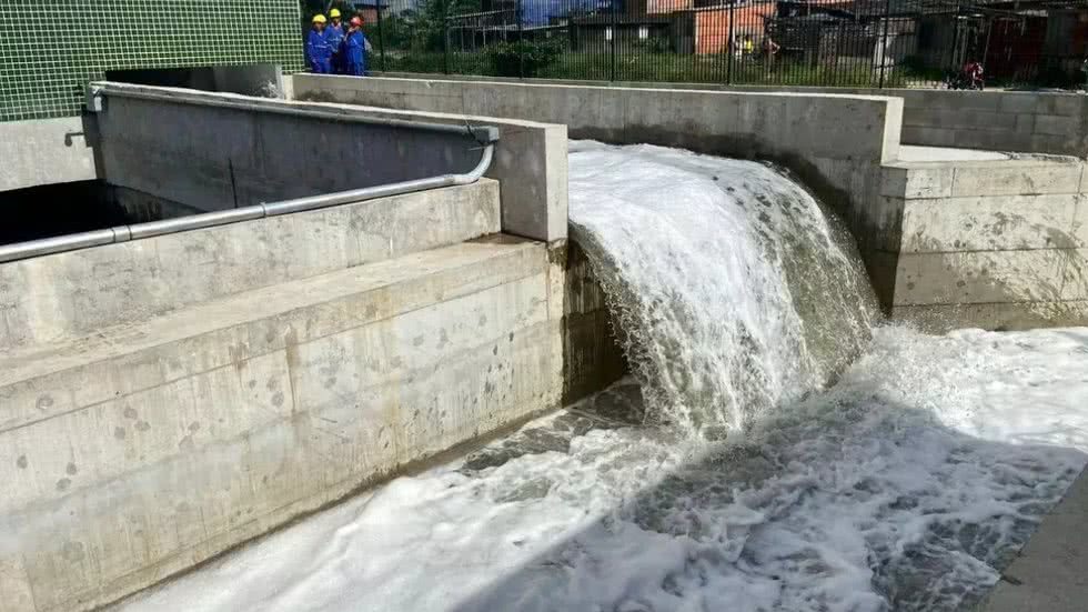 A estação elevatória tem como objetivo minimizar o problema crônico das enchentes na Zona Noroeste - Imagem: Divulgação/ Katharina Garcia/ AT